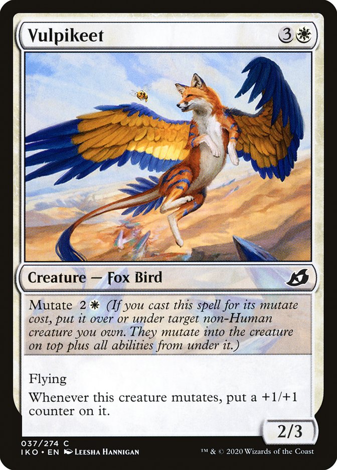 Vulpikeet – Common Magic: The Gathering card from Ikoria: Lair of Behemoths (#37)