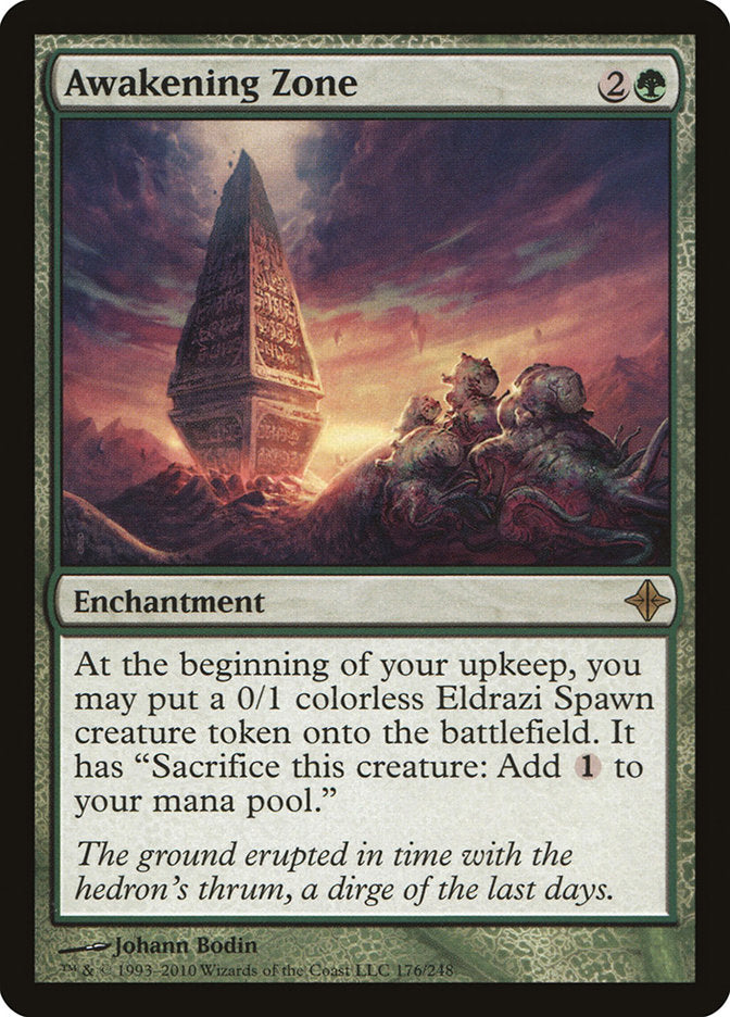 Awakening Zone – Rare Magic: The Gathering card from Rise of the Eldrazi (#176)
