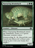 Nurturing Bristleback – Common Magic: The Gathering card from The Lost Caverns of Ixalan (#203)
