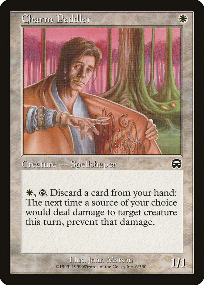 Charm Peddler – Common Magic: The Gathering card from Mercadian Masques (#6)