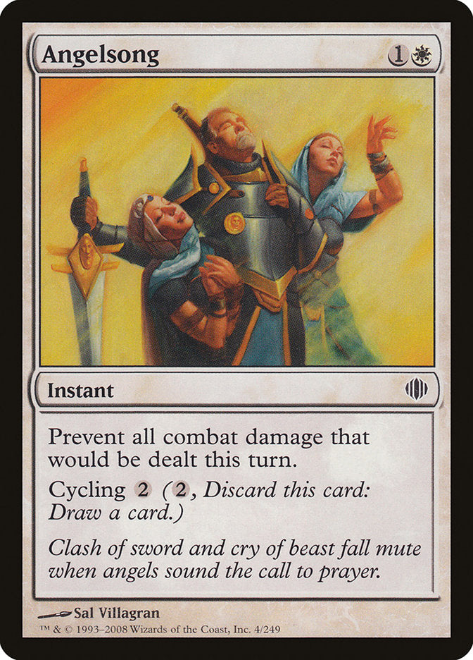 Angelsong – Common Magic: The Gathering card from Shards of Alara (#4)