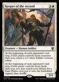 Keeper of the Accord – Rare Magic: The Gathering card from Murders at Karlov Manor Commander (#70)