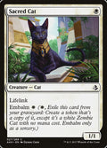 Sacred Cat – Common Magic: The Gathering card from Amonkhet (#27)