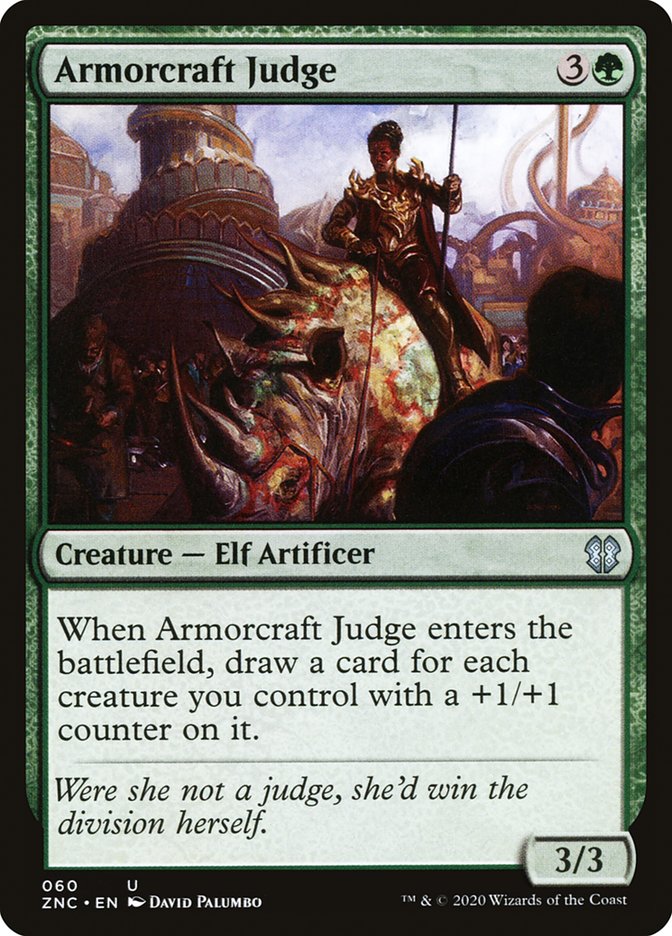 Armorcraft Judge – Uncommon Magic: The Gathering card from Zendikar Rising Commander (#60)