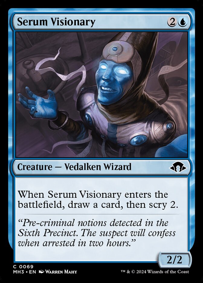 Serum Visionary – Common Magic: The Gathering card from Modern Horizons 3 (#69)
