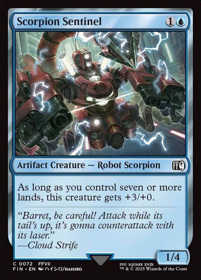 Scorpion Sentinel – Common Magic: The Gathering card from Final Fantasy (#72)