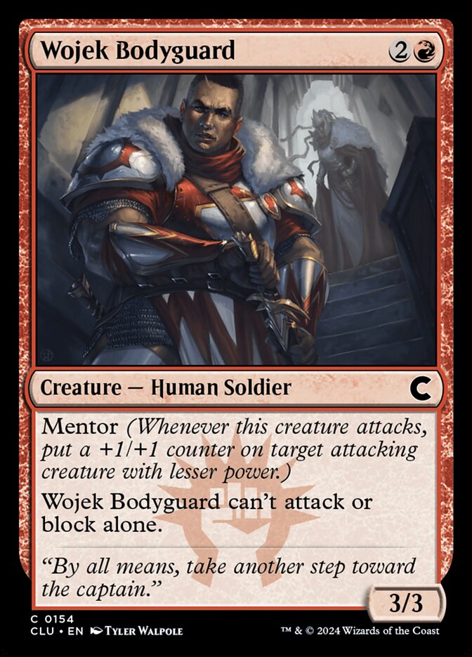 Wojek Bodyguard – Common Magic: The Gathering card from Ravnica: Clue Edition (#154)