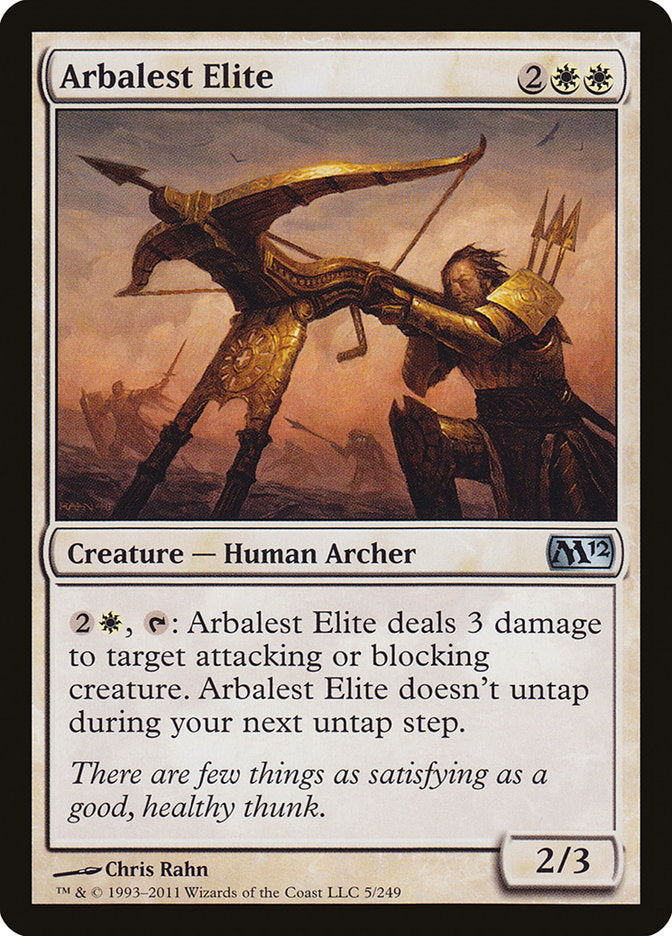 Arbalest Elite – Uncommon Magic: The Gathering card from Magic 2012 (#5)