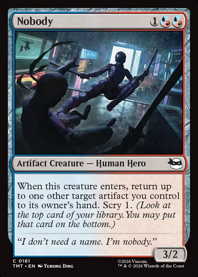 Nobody – Common Magic: The Gathering card from Teenage Mutant Ninja Turtles (#161)