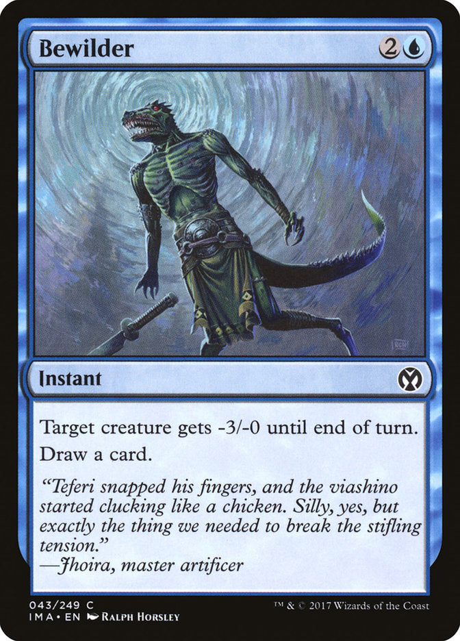 Bewilder – Common Magic: The Gathering card from Iconic Masters (#43)