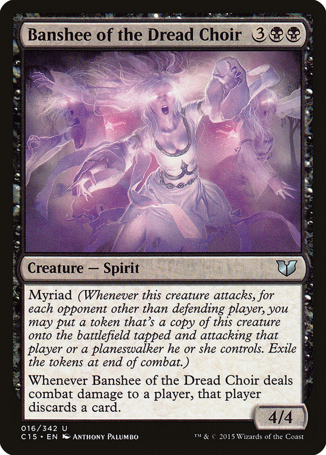Banshee of the Dread Choir – Uncommon Magic: The Gathering card from Commander 2015 (#16)