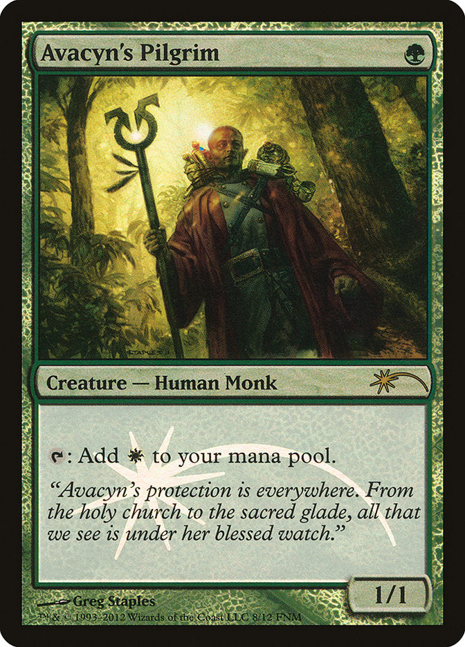 Avacyn's Pilgrim – Rare Magic: The Gathering card from Friday Night Magic 2012 (#8)