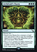 Archdruid's Charm – Rare Magic: The Gathering card from Murders at Karlov Manor Promos (#151s)