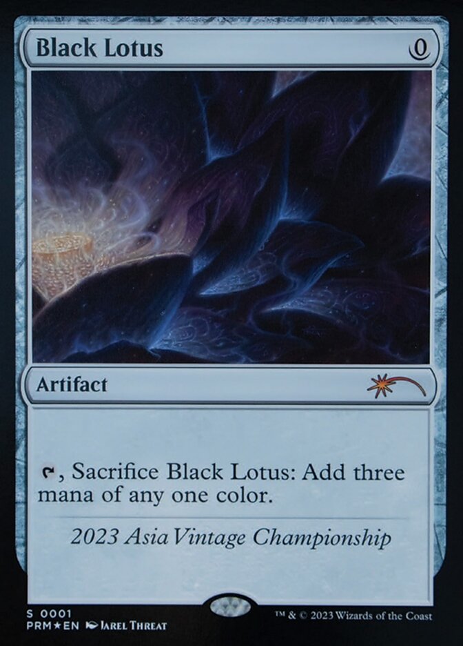 Black Lotus – Special Magic: The Gathering card from Vintage Championship (#2023A)