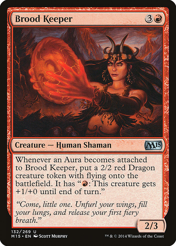 Brood Keeper – Uncommon Magic: The Gathering card from Magic 2015 (#132)