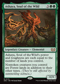 Ashaya, Soul of the Wild – Mythic Magic: The Gathering card from Duskmourn: House of Horror Commander (#170)