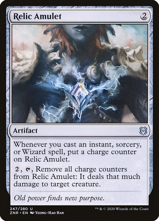 Relic Amulet – Uncommon Magic: The Gathering card from Zendikar Rising (#247)