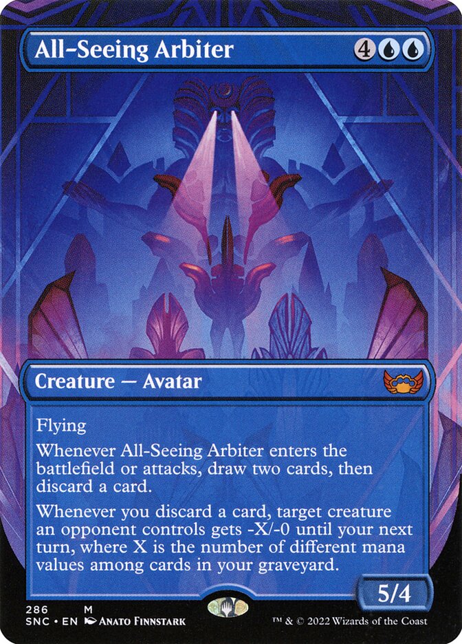 All-Seeing Arbiter – Mythic Magic: The Gathering card from Streets of New Capenna (#286)