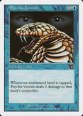 Psychic Venom – Common Magic: The Gathering card from Classic Sixth Edition (#91)
