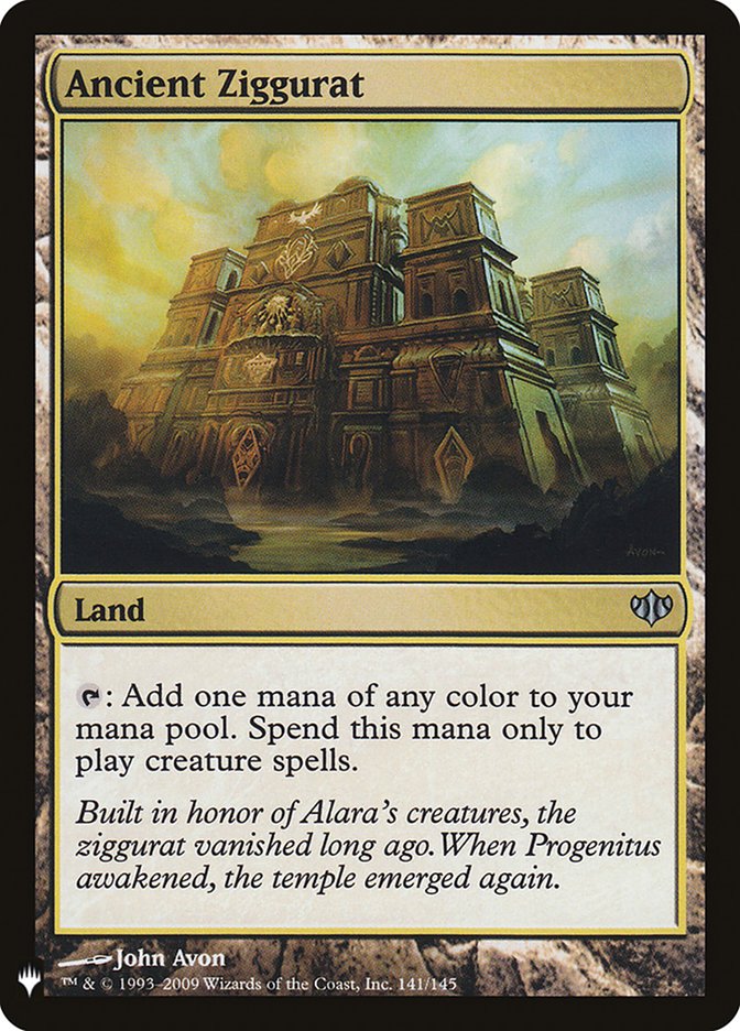 Ancient Ziggurat – Uncommon Magic: The Gathering card from The List (#CON-141)