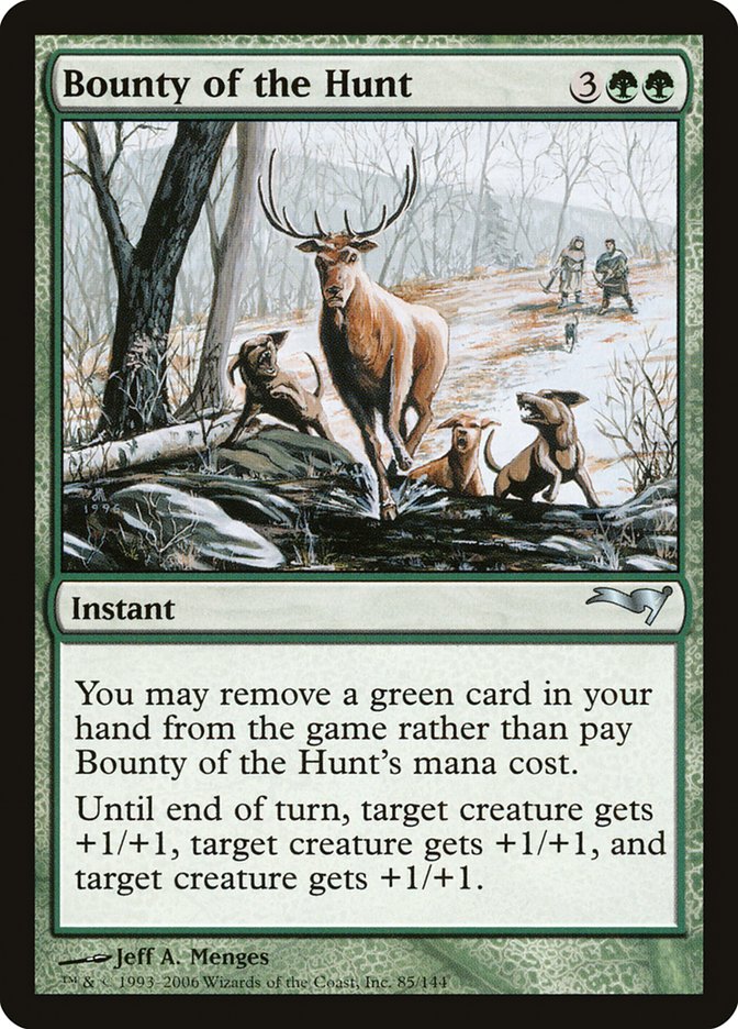 Bounty of the Hunt – Uncommon Magic: The Gathering card from Coldsnap Theme Decks (#85)