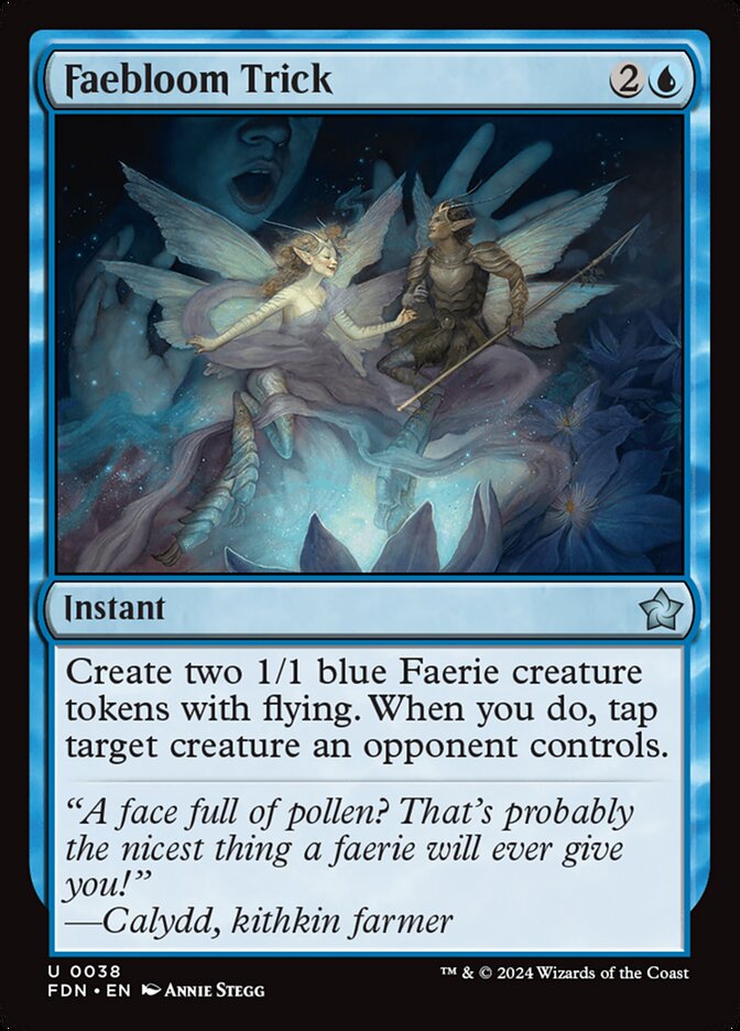 Faebloom Trick – Uncommon Magic: The Gathering card from Foundations (#38)