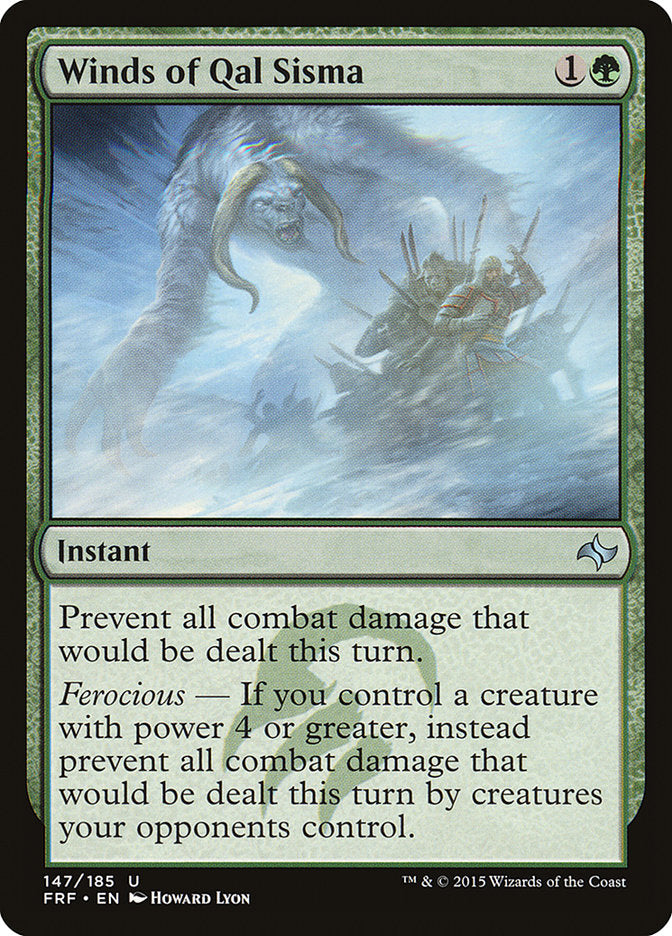 Winds of Qal Sisma – Uncommon Magic: The Gathering card from Fate Reforged (#147)