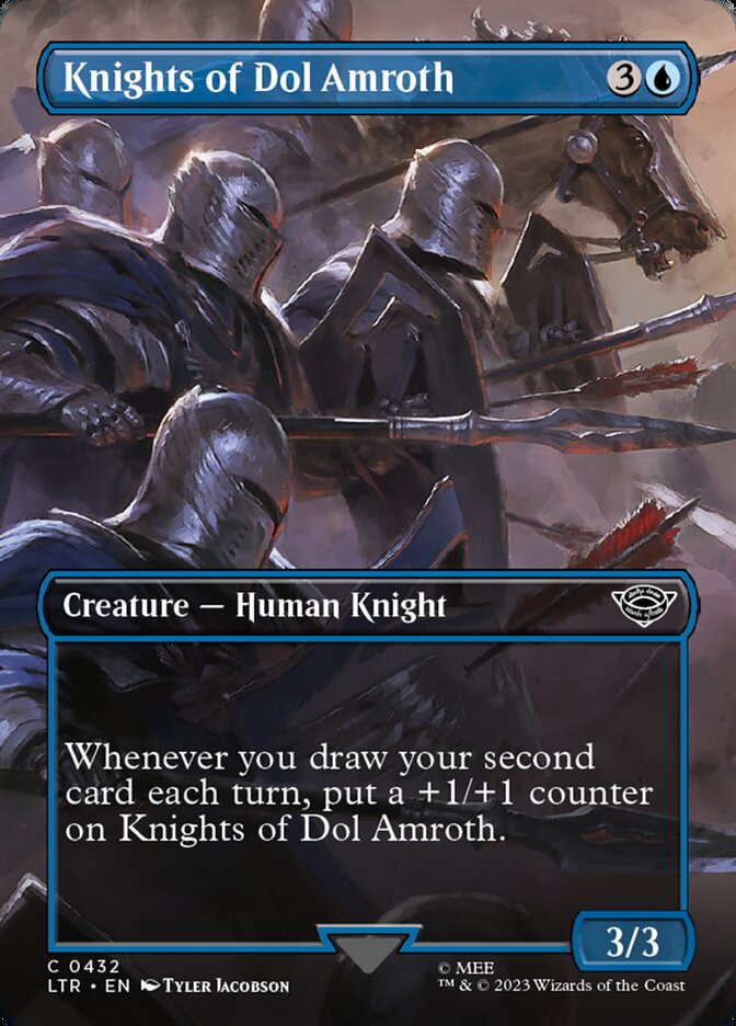 Knights of Dol Amroth – Common Magic: The Gathering card from The Lord of the Rings: Tales of Middle-earth (#432)