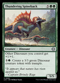 Thundering Spineback – Uncommon Magic: The Gathering card from The Lost Caverns of Ixalan Commander (#260)