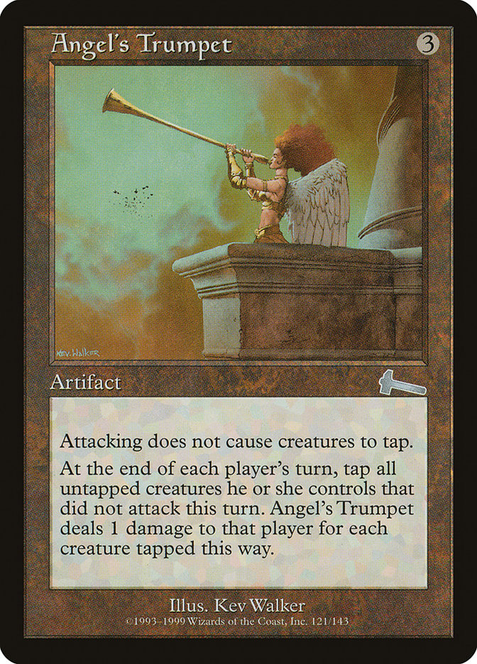 Angel's Trumpet – Uncommon Magic: The Gathering card from Urza's Legacy (#121)