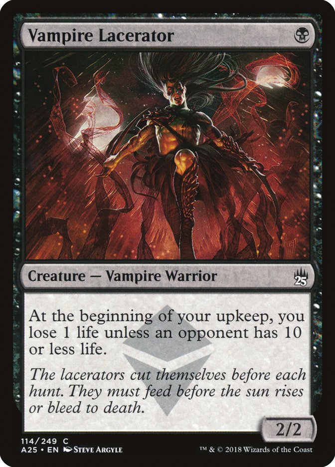 Vampire Lacerator – Common Magic: The Gathering card from Masters 25 (#114)
