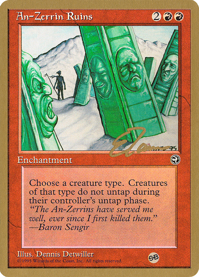 An-Zerrin Ruins – Rare Magic: The Gathering card from Pro Tour Collector Set (#et48sb)