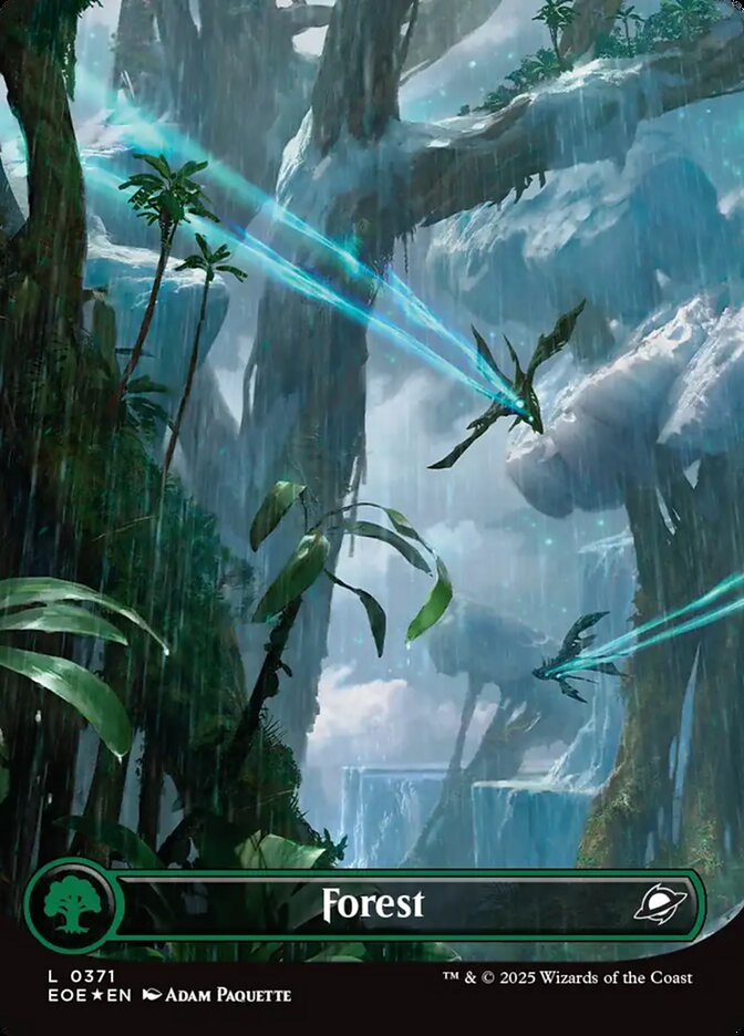 Forest – Common Magic: The Gathering card from Edge of Eternities (#371)