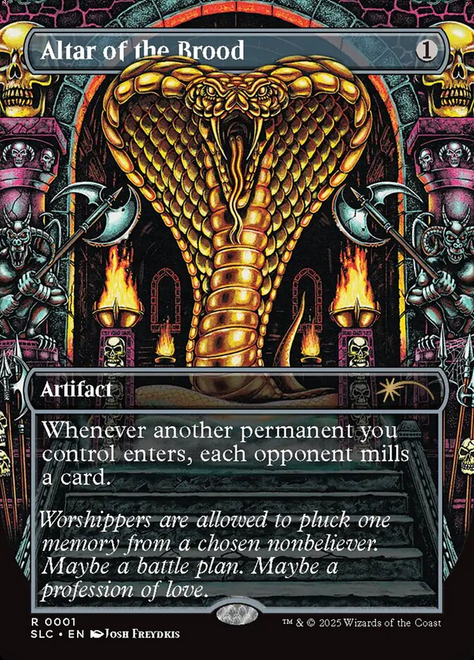 Altar of the Brood – Rare Magic: The Gathering card from Secret Lair Countdown (#1)