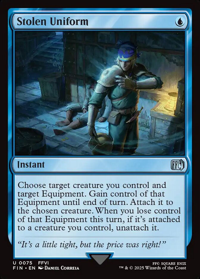 Stolen Uniform – Uncommon Magic: The Gathering card from Final Fantasy (#75)