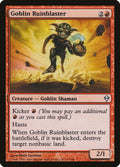 Goblin Ruinblaster – Uncommon Magic: The Gathering card from Zendikar (#127)