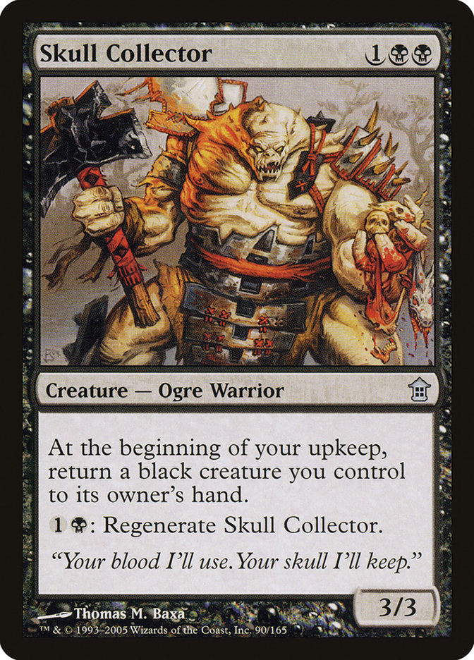 Skull Collector – Uncommon Magic: The Gathering card from Saviors of Kamigawa (#90)