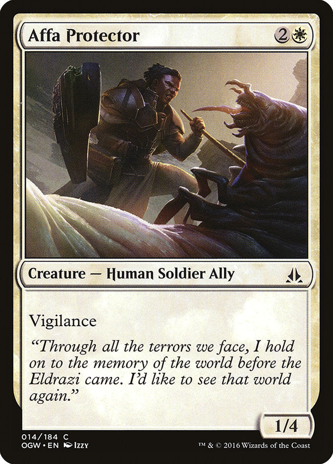 Affa Protector – Common Magic: The Gathering card from Oath of the Gatewatch (#14)