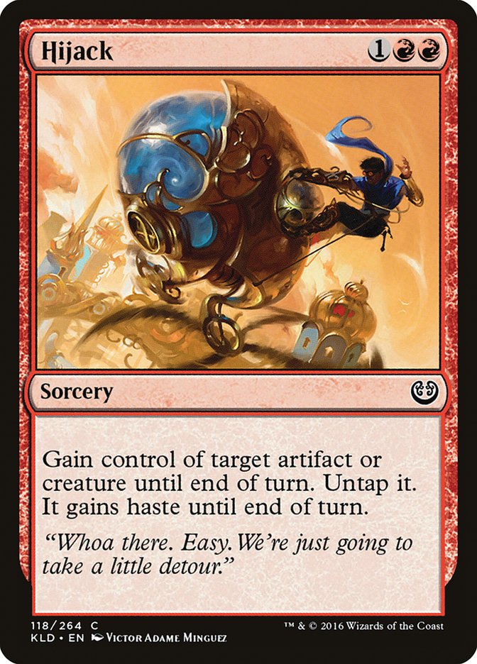 Hijack – Common Magic: The Gathering card from Kaladesh (#118)