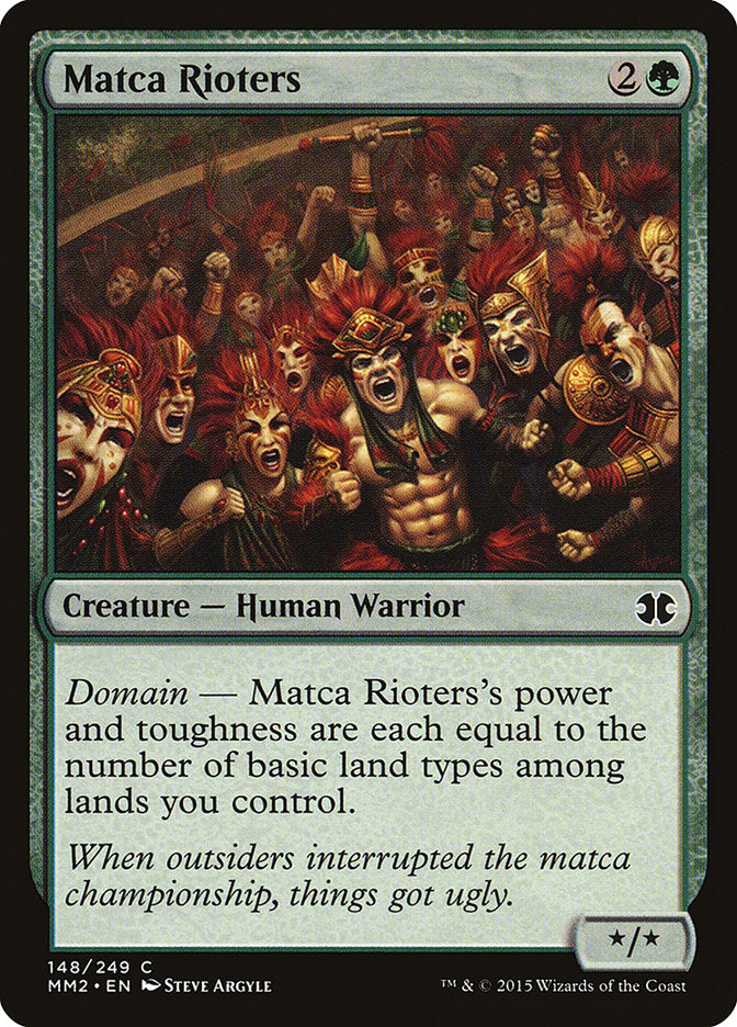Matca Rioters – Common Magic: The Gathering card from Modern Masters 2015 (#148)