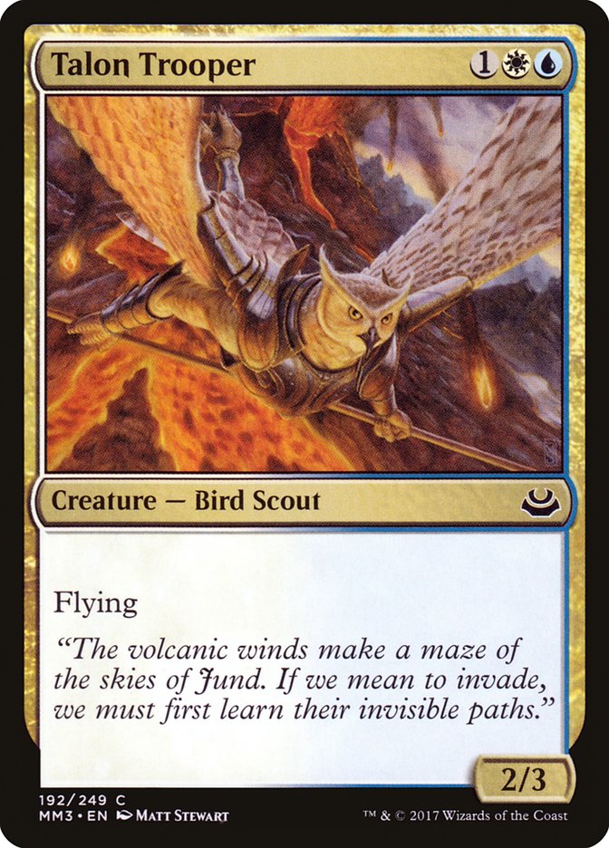 Talon Trooper – Common Magic: The Gathering card from Modern Masters 2017 (#192)