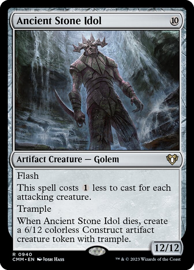 Ancient Stone Idol – Rare Magic: The Gathering card from Commander Masters (#940)