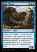 Junk Winder – Uncommon Magic: The Gathering card from Bloomburrow Commander (#169)