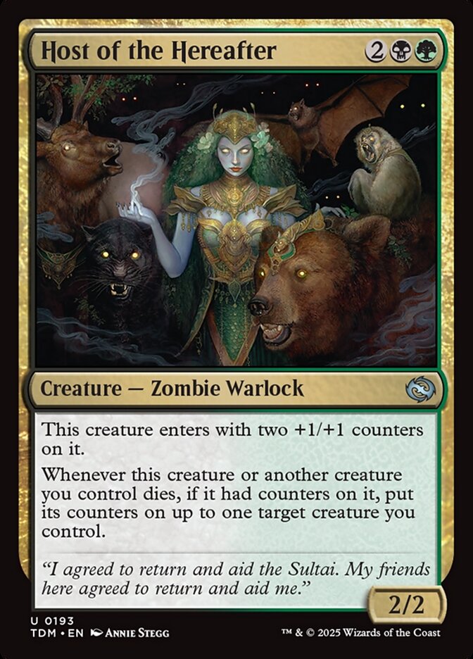 Host of the Hereafter – Uncommon Magic: The Gathering card from Tarkir: Dragonstorm (#193)