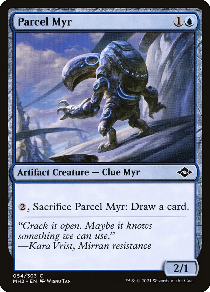 Parcel Myr – Common Magic: The Gathering card from Modern Horizons 2 (#54)