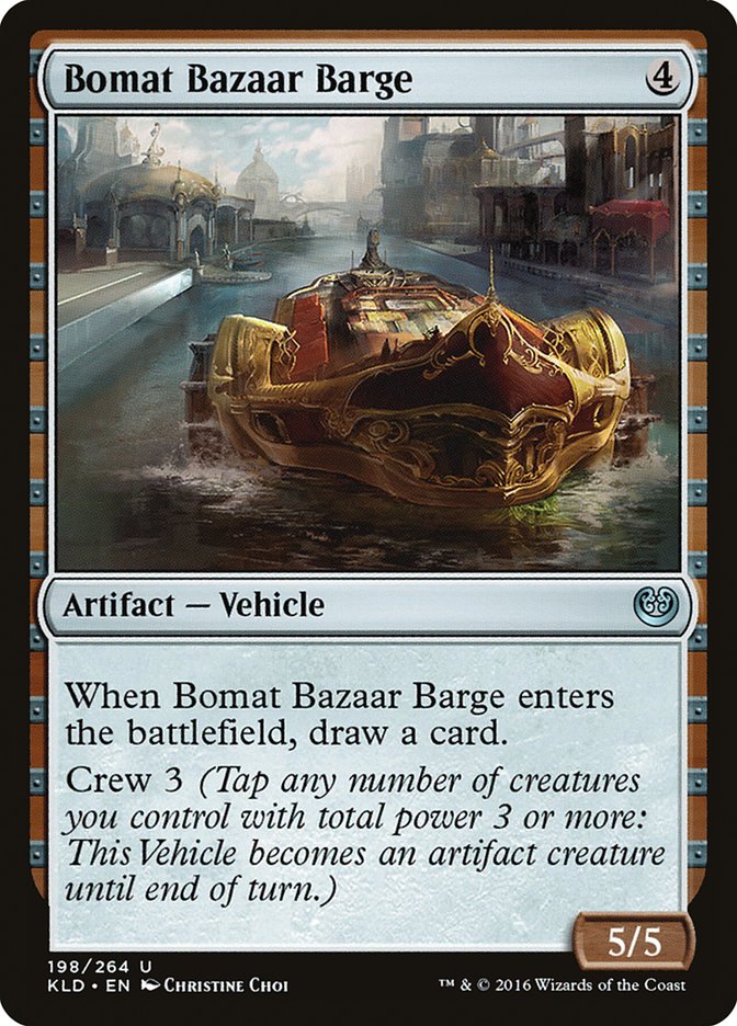 Bomat Bazaar Barge – Uncommon Magic: The Gathering card from Kaladesh (#198)
