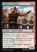 Vindictive Warden – Common Magic: The Gathering card from Avatar: The Last Airbender (#249)
