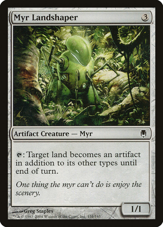 Myr Landshaper – Common Magic: The Gathering card from Darksteel (#131)