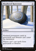 Weathered Runestone – Uncommon Magic: The Gathering card from Kaldheim (#247)