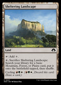 Sheltering Landscape – Common Magic: The Gathering card from Modern Horizons 3 (#227)